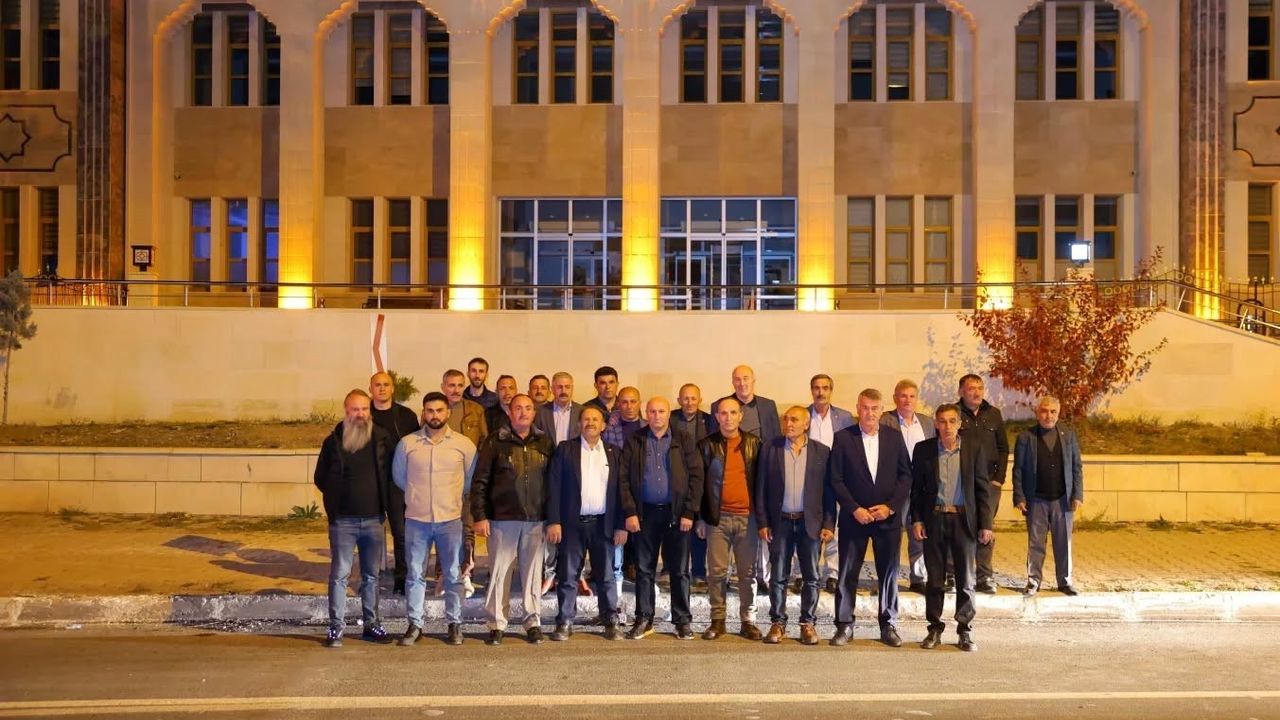 Bayburtlu Muhtarların Çanakkale Uğurlaması