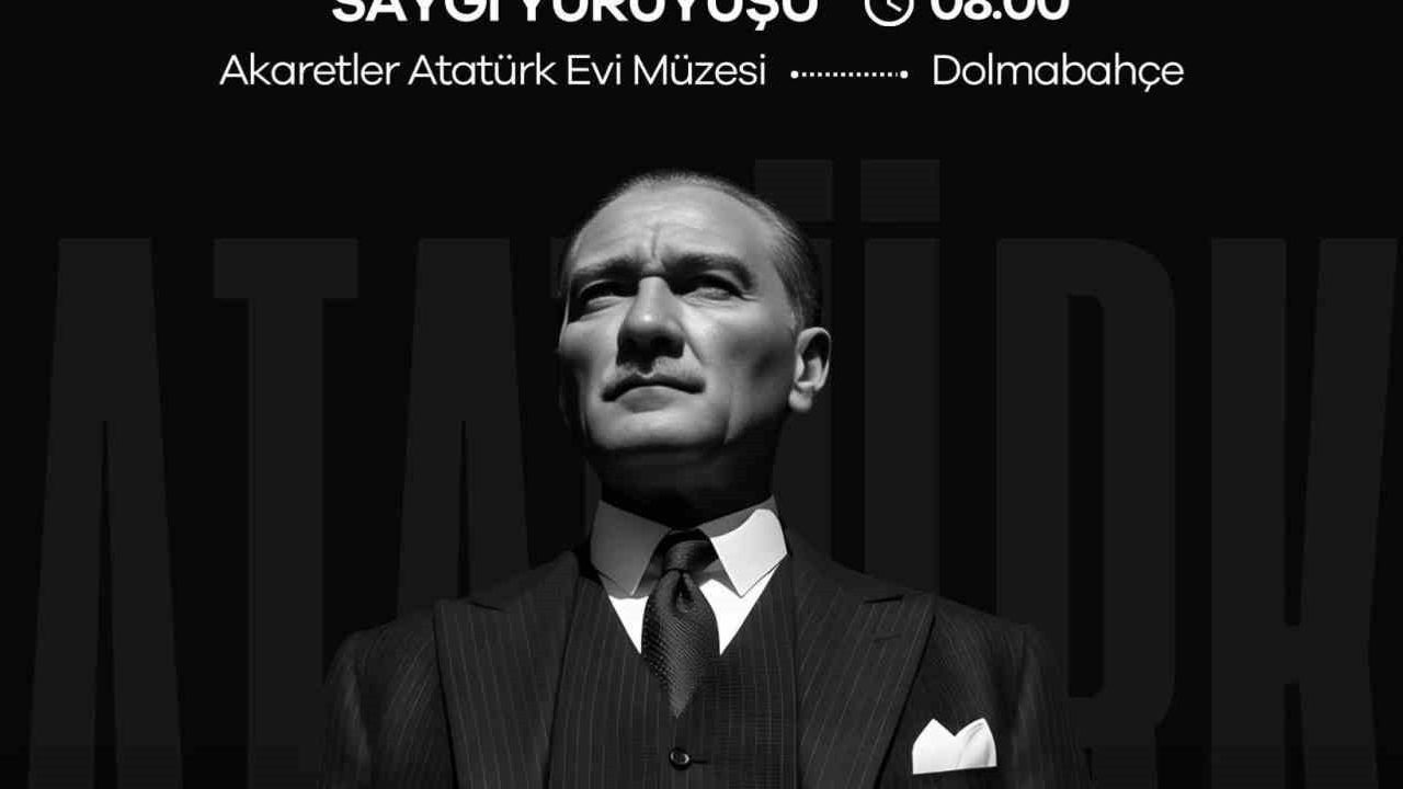 Beşiktaş Belediyesi'nden Atatürk'ü Anma Yürüyüşü