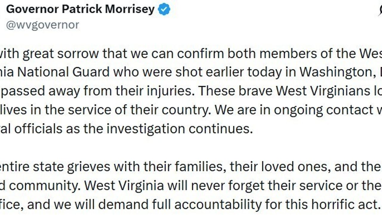 Beyaz Saray Yakınlarında Silahlı Saldırı: İki Ulusal Muhafız Hayatını Kaybetti