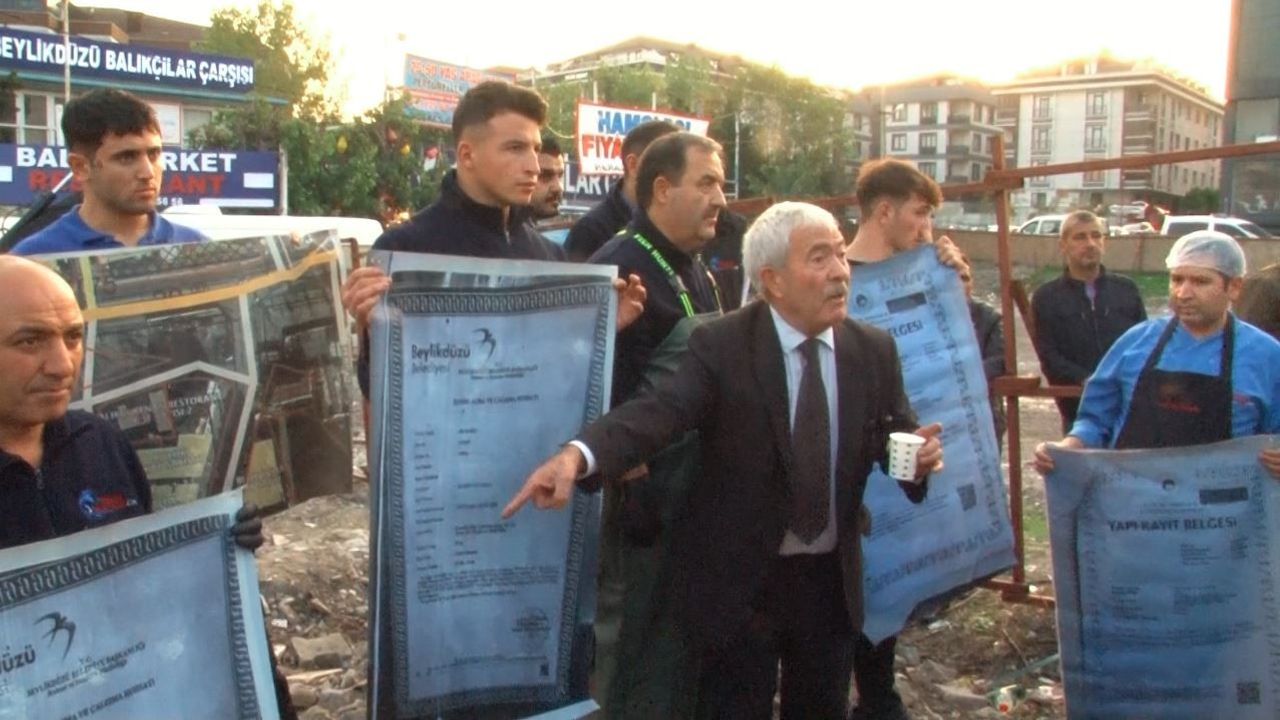 Beylikdüzü'nde Zabıtalar ve Esnaflar Arasında Gerginlik