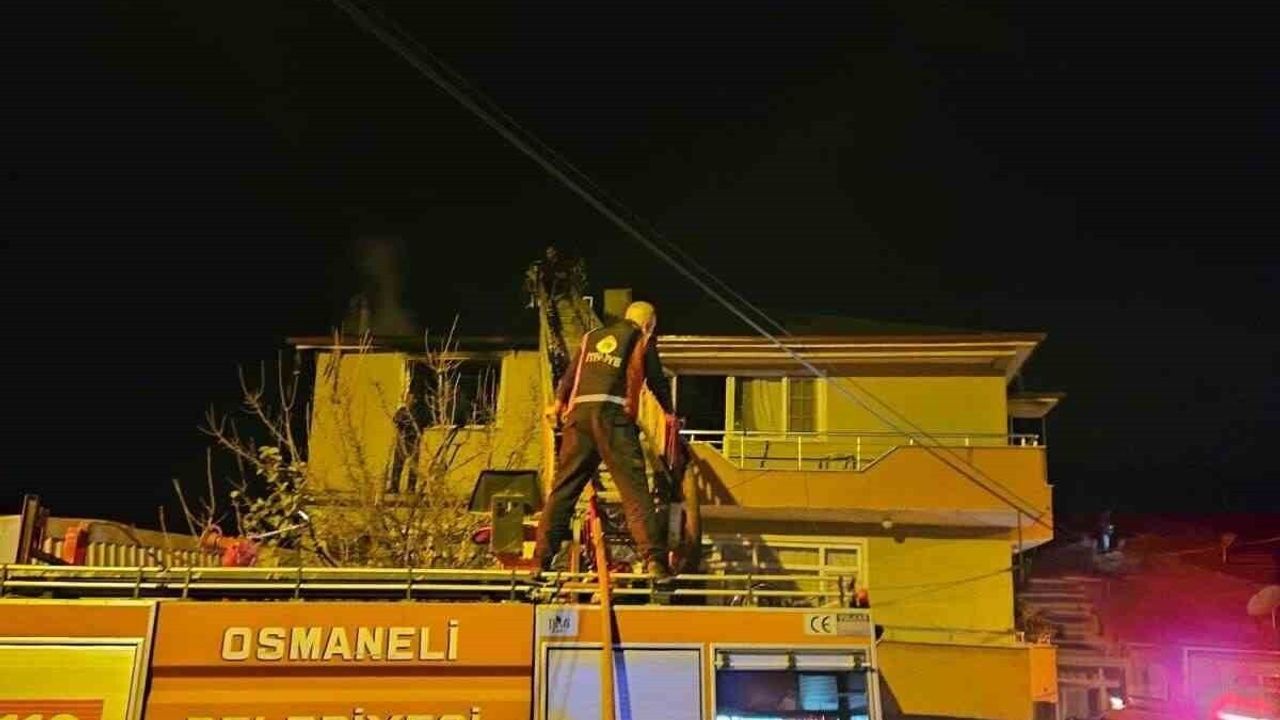 Bilecik'te Ev Yangını Kontrol Altına Alındı