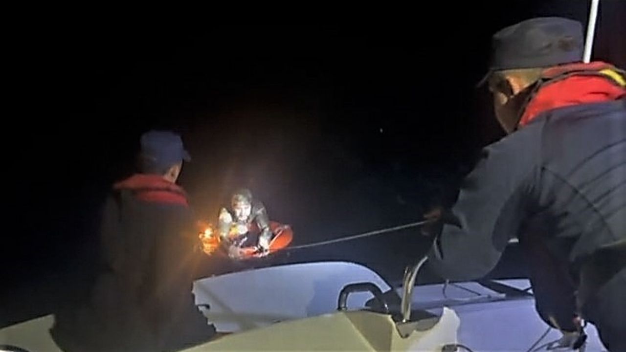 Bodrum Açıklarında Düzensiz Göçmen Kurtarıldı