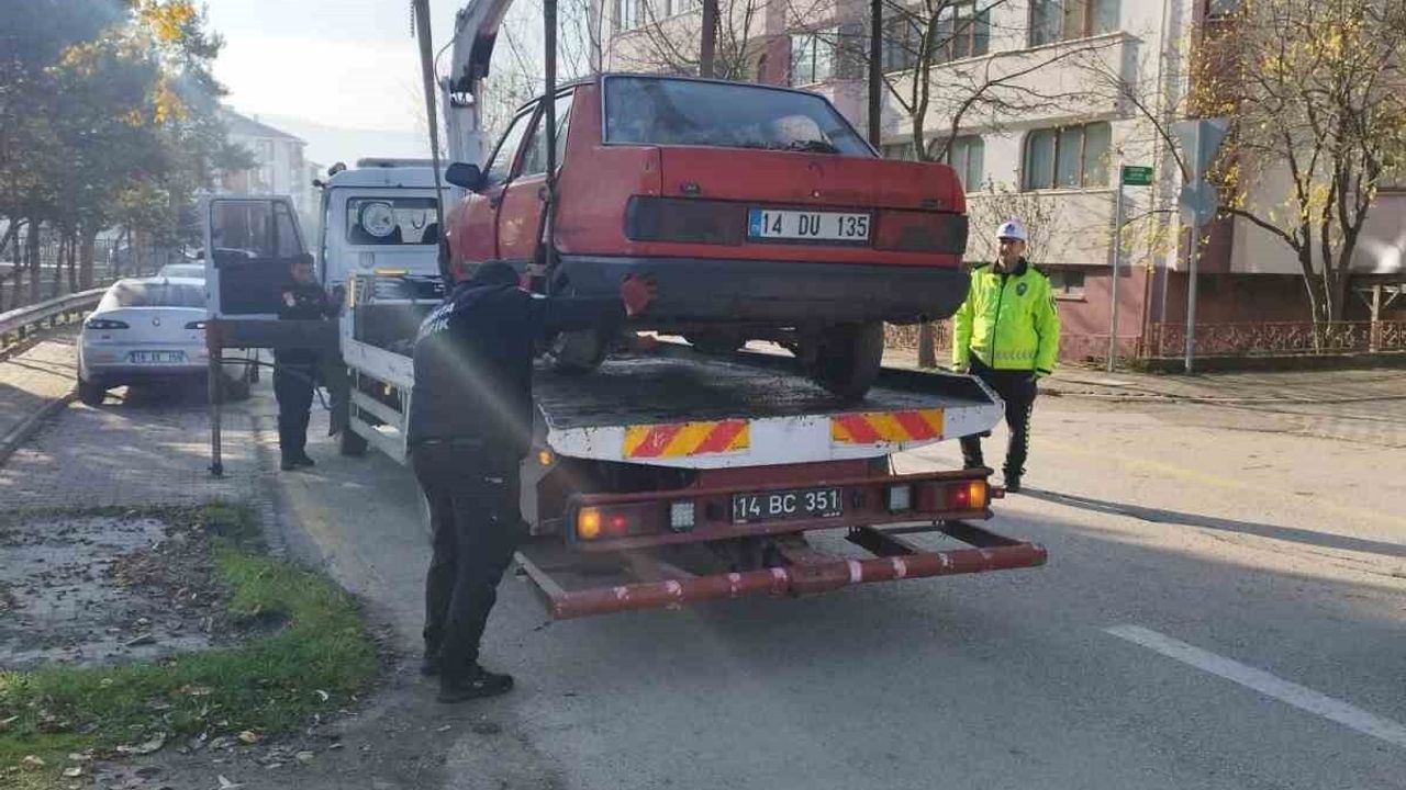 Bolu'da Hurda Araç Toplama Operasyonu Başlatıldı