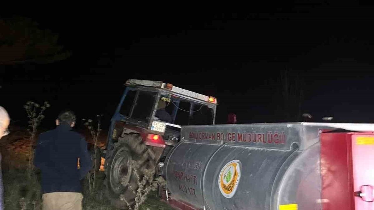 Bolu'da Orman Yangını Kontrol Altına Alındı