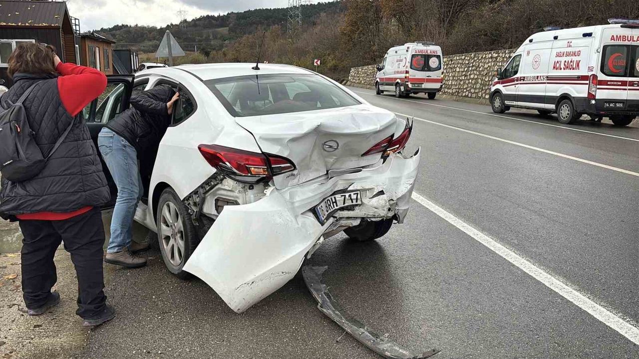 Bolu'da Zincirleme Kaza: 3 Yaralı