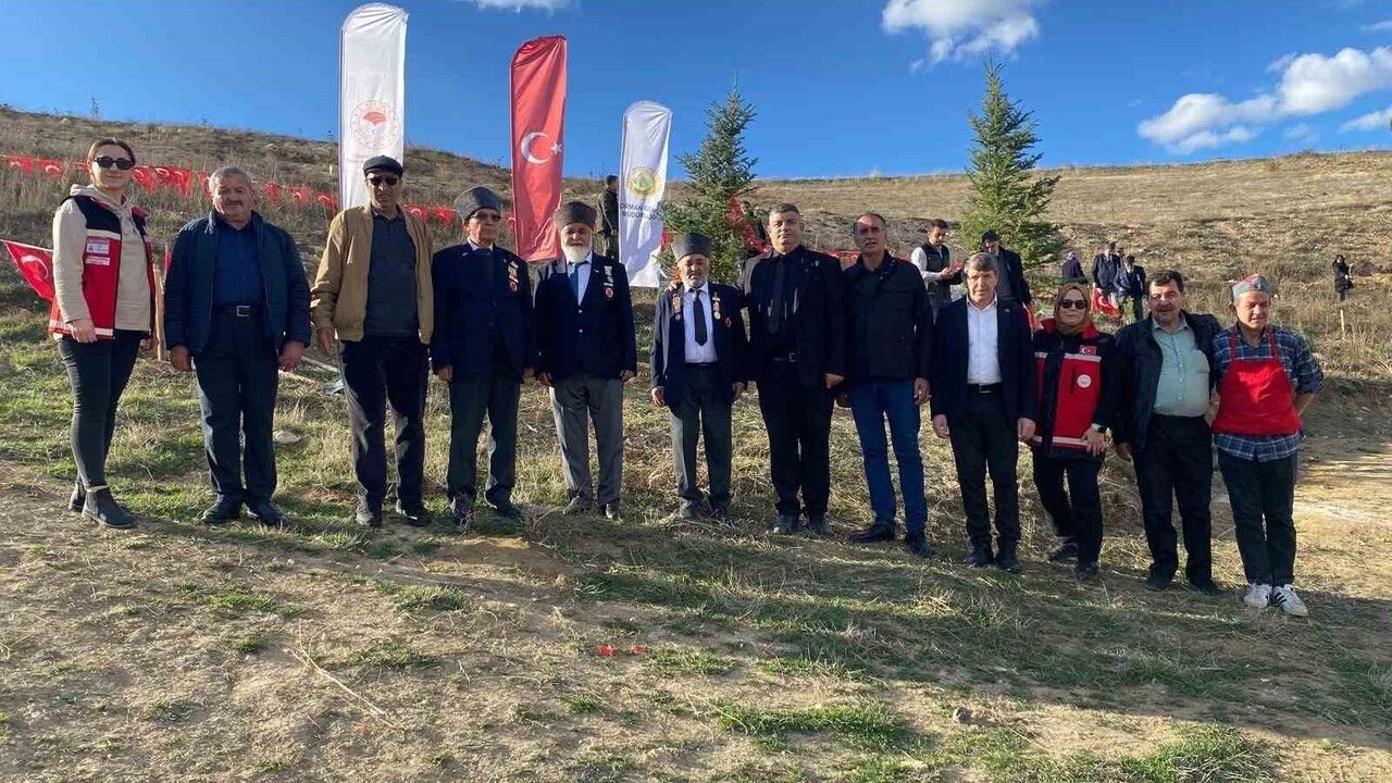 Bozüyük'te Şehitler İçin Fidan Dikimi