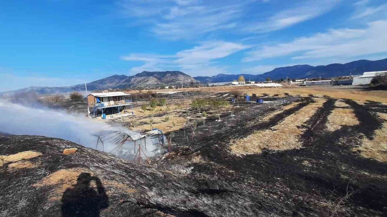 Bucak'ta Arazi Yangını Kontrol Altına Alındı