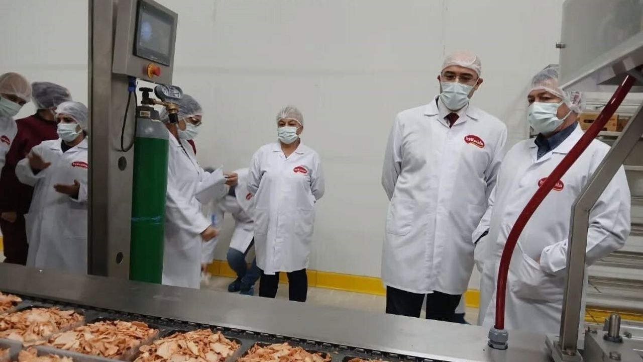Buharkent'teki Kanatlı Döner Üretim Tesisinde İnceleme Gerçekleştirildi