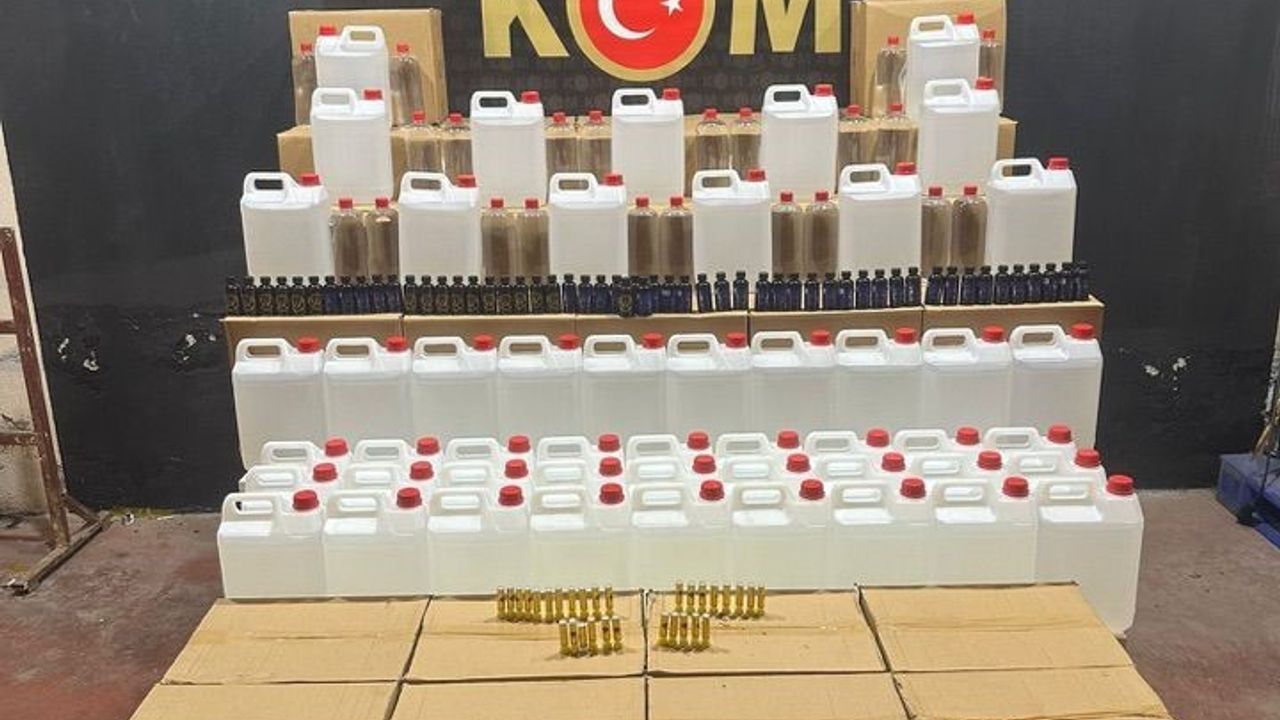 Bursa'da Kaçak Alkol Operasyonu