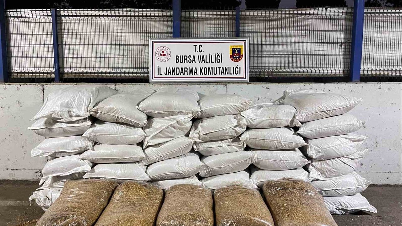 Bursa'da Kaçak Sigara Operasyonu