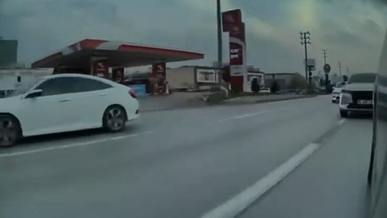 Bursa'da Tehlikeli Trafik Manevraları