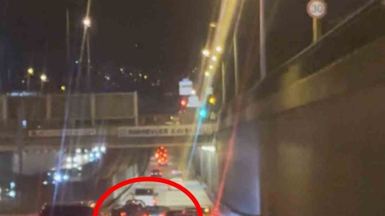 Bursa Trafiğinde Tehlikeli Sürücü Anları Kamerada