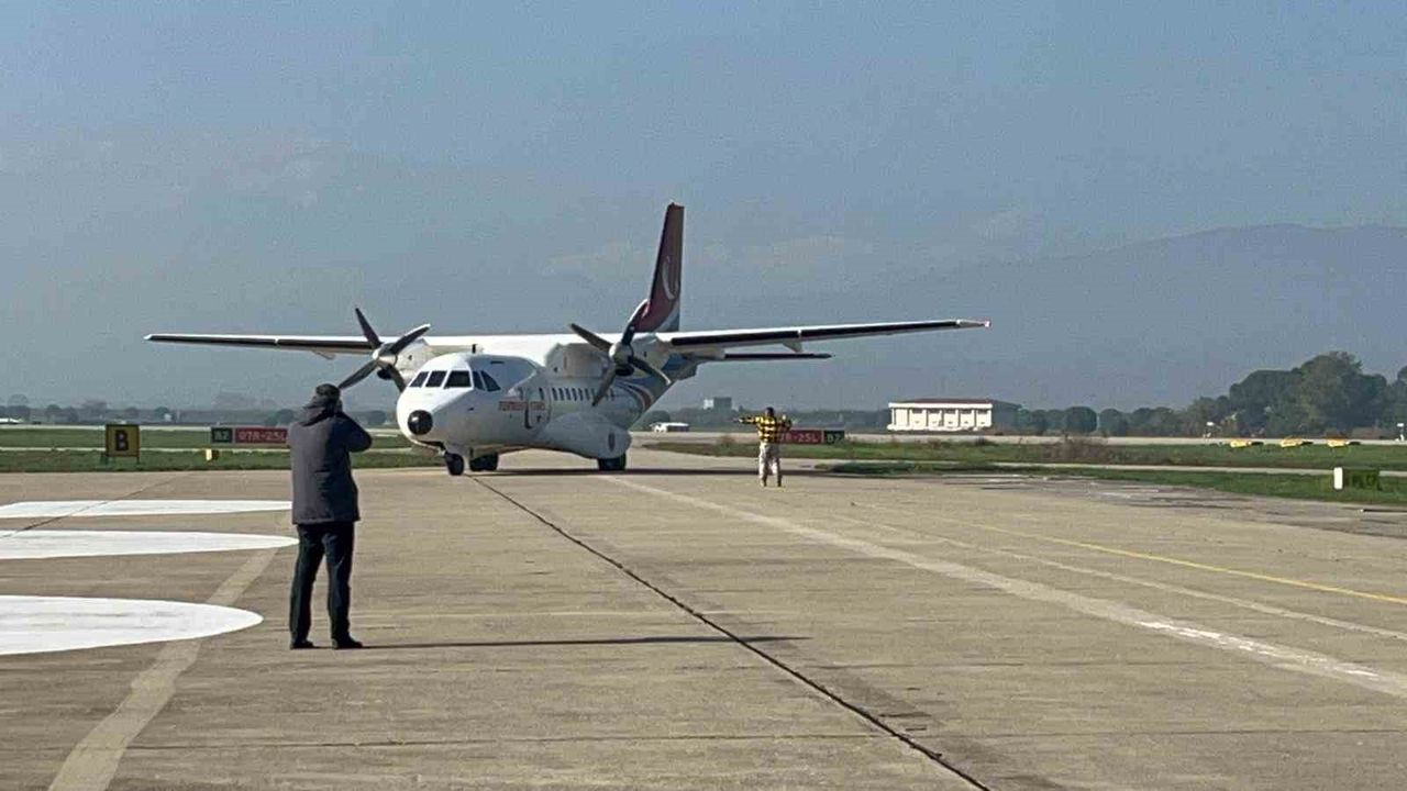 Bursalı Şehitler Yenişehir Havalimanı'na Uğurlandı