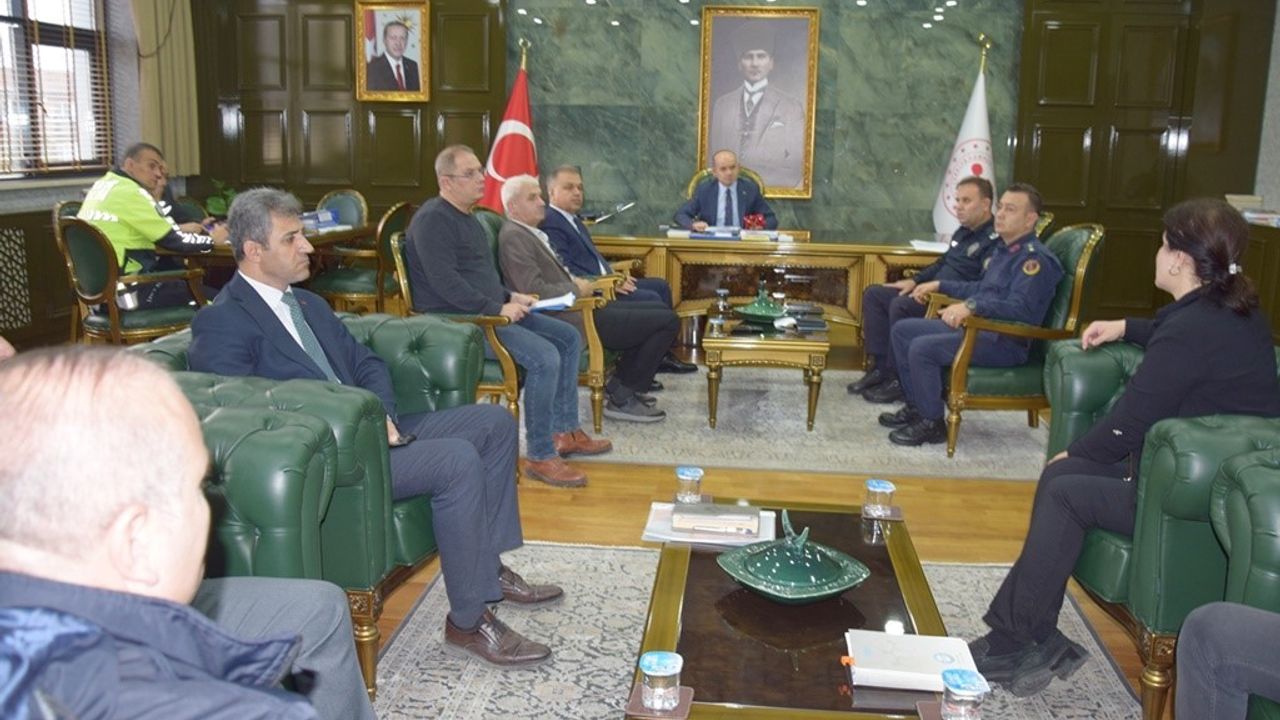 Çan'da Kış Tedbirleri Toplantısı Yapıldı