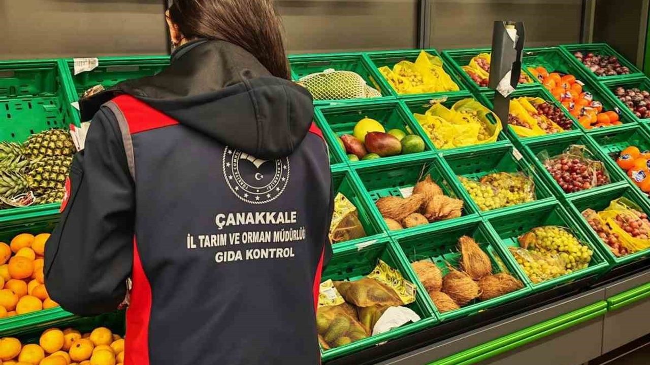 Çanakkale'de Gıda Güvenliği Denetimleri Devam Ediyor