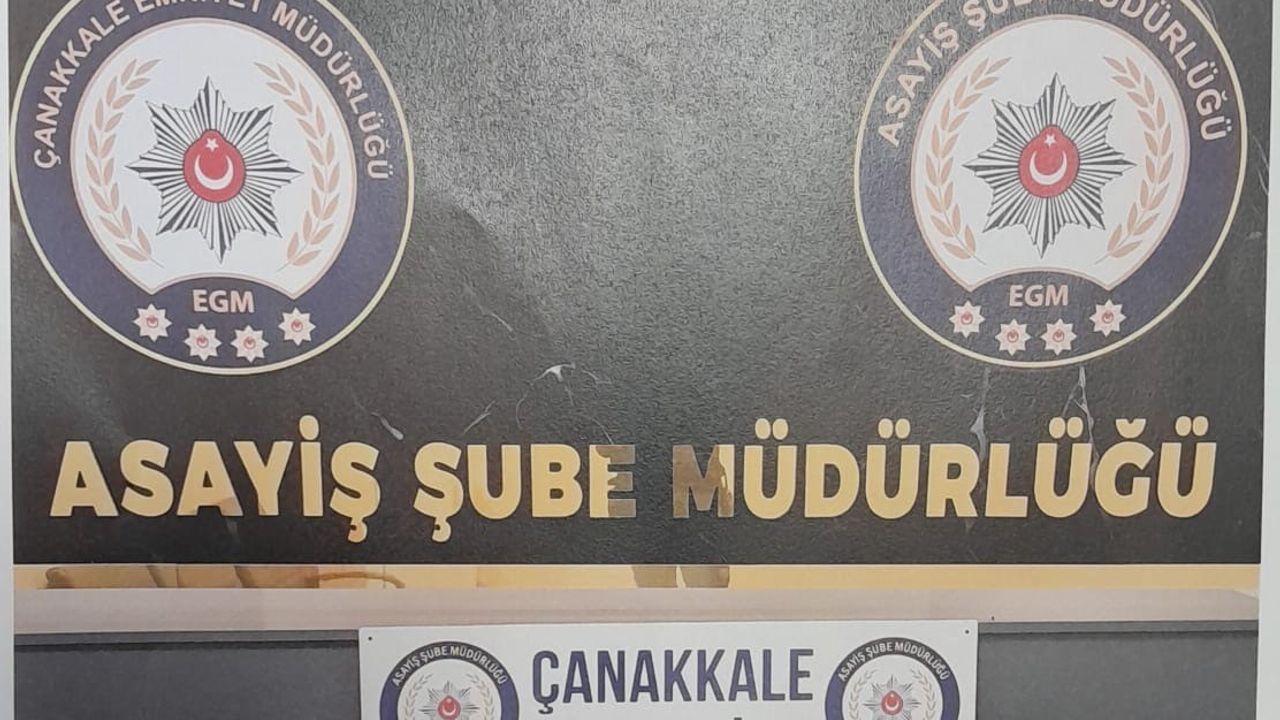 Çanakkale'de Oto Hırsızlığı ile Tutuklama