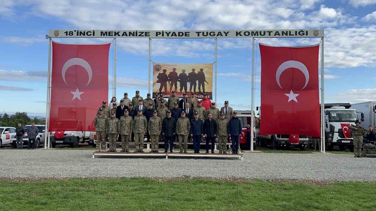 Çanakkale'de Yıldırım-2025 Seferberlik Tatbikatı Yapıldı