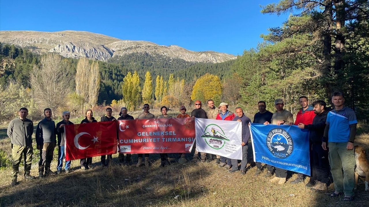 Çankırı'da Cumhuriyet'in 102. Yılı Ilgaz Dağı'nda Kutlandı