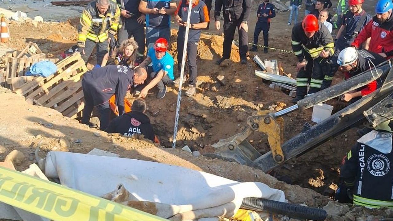 Çayırova'da İnşaat Alanında Toprak Kayması: 1 İşçi Kurtarıldı