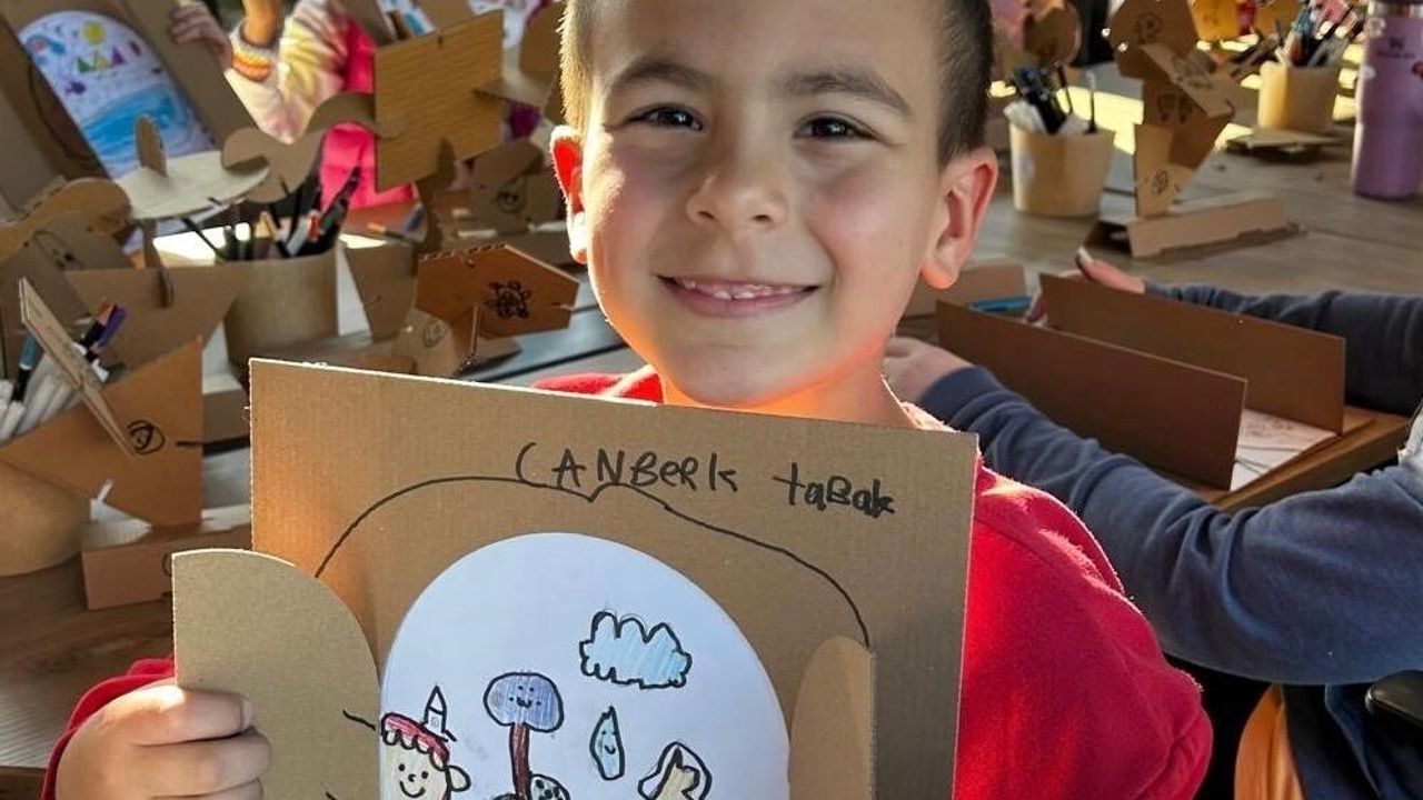 Çocuklar Pancar Deposu’nda Sanatla Buluştu