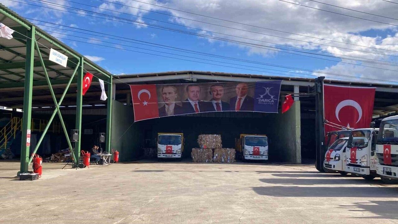 Darıca'da Geri Dönüşüm Tesisi Açıldı