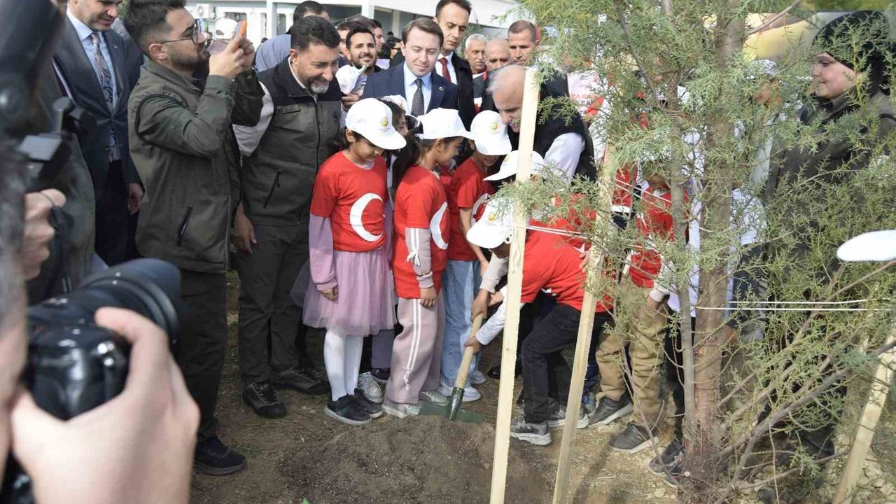 Dicle Gençlik Kampı'nda Toplu Fidan Dikimi Etkinliği