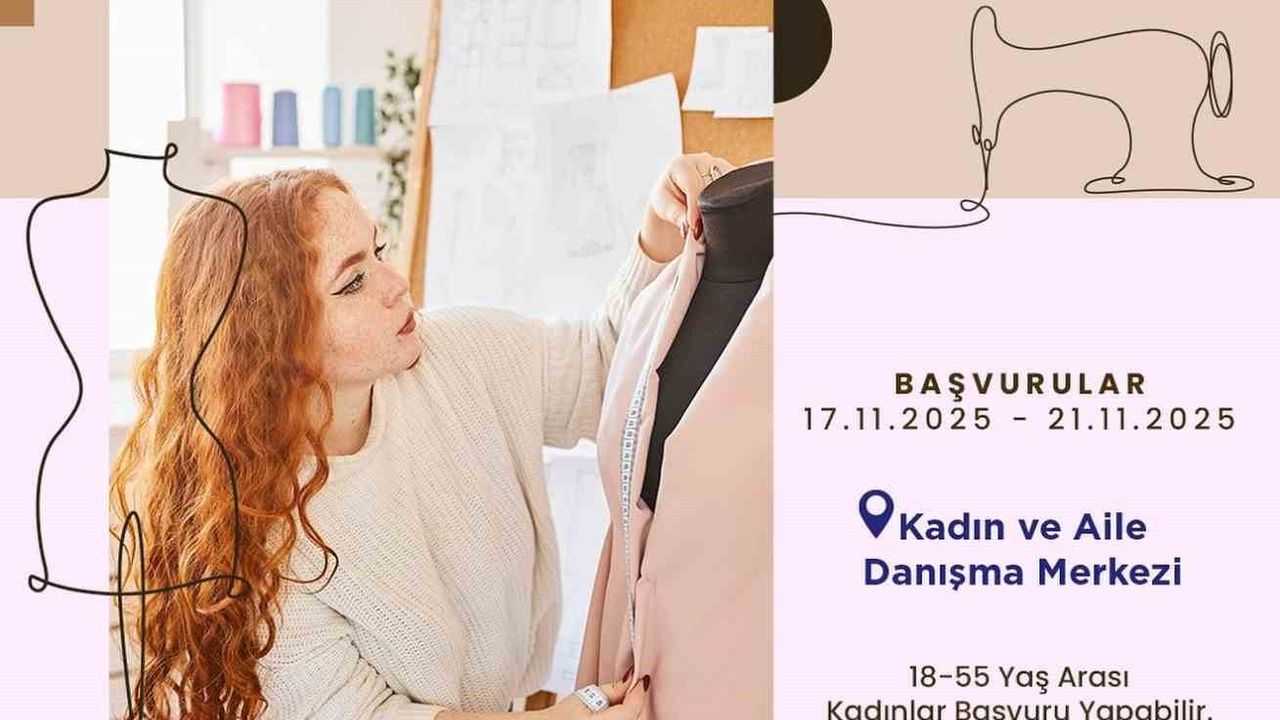 Didim Belediyesi'nden Kadınlara Moda Tasarım ve Dikiş Eğitimi