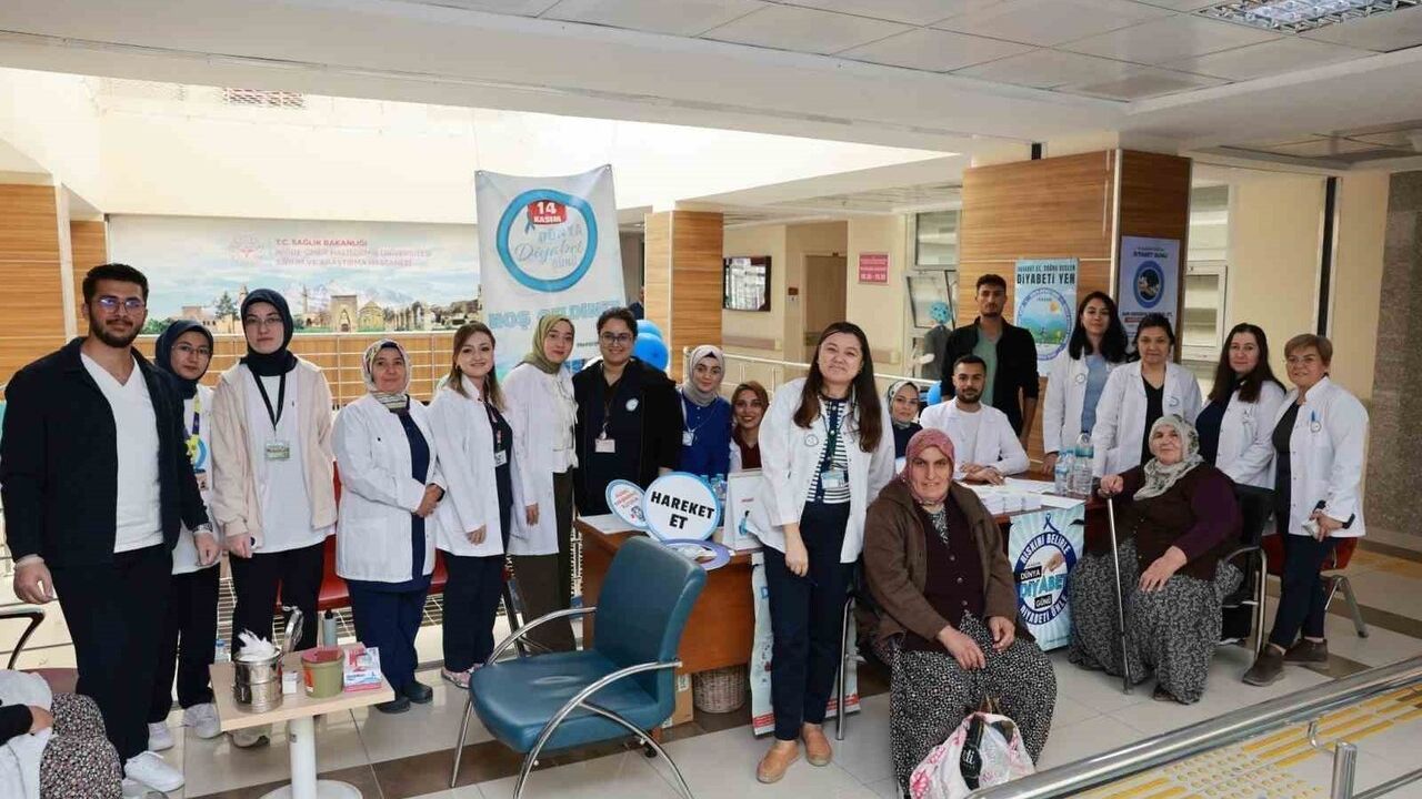 Diyabet Farkındalığı Etkinliği Niğde Ömer Halisdemir Üniversitesi'nden