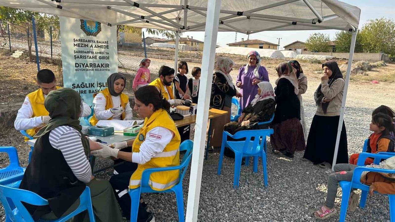 Diyarbakır'da Kırsal Sağlık Taraması İhtiyaçları Karşılıyor
