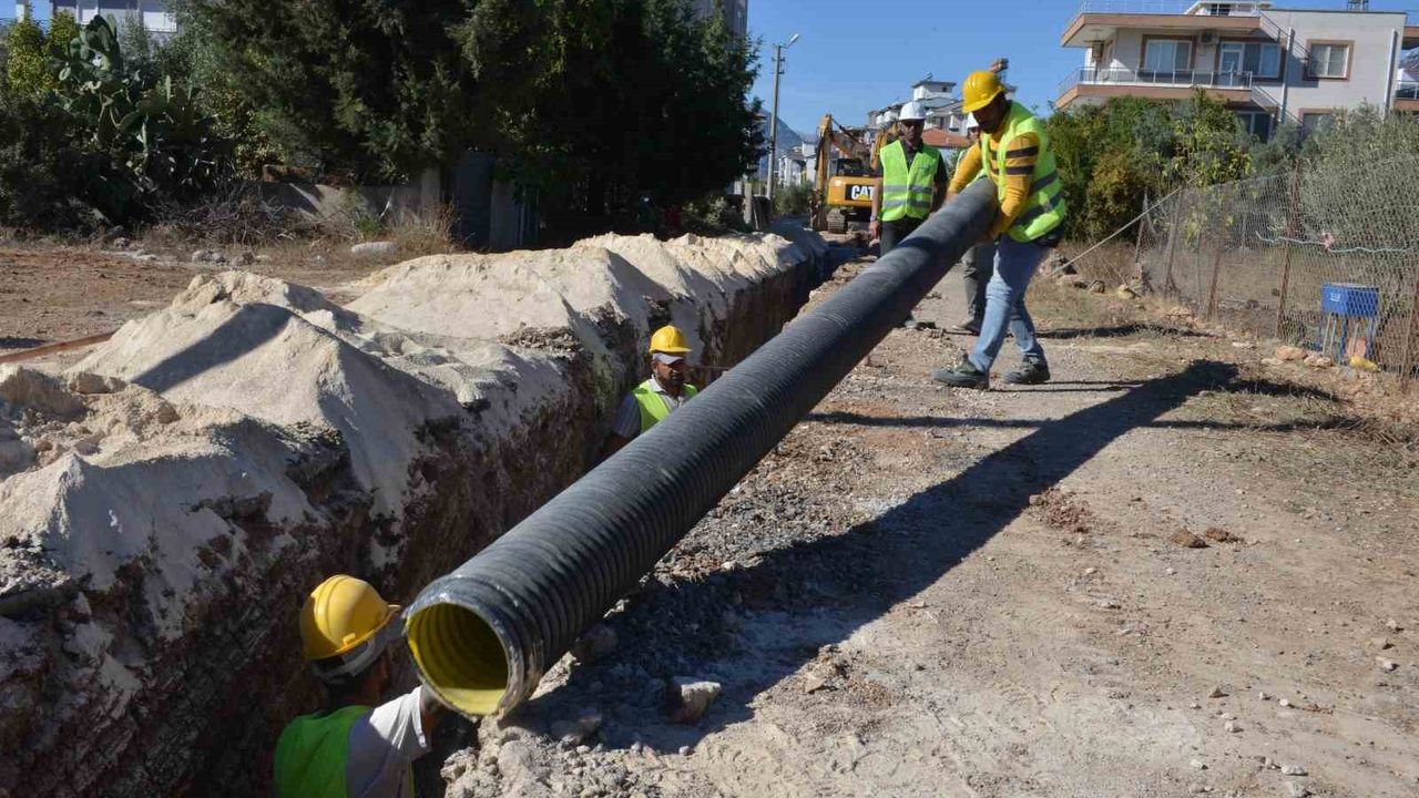 Döşemealtı'na 124 Kilometre Yeni Kanalizasyon Hattı