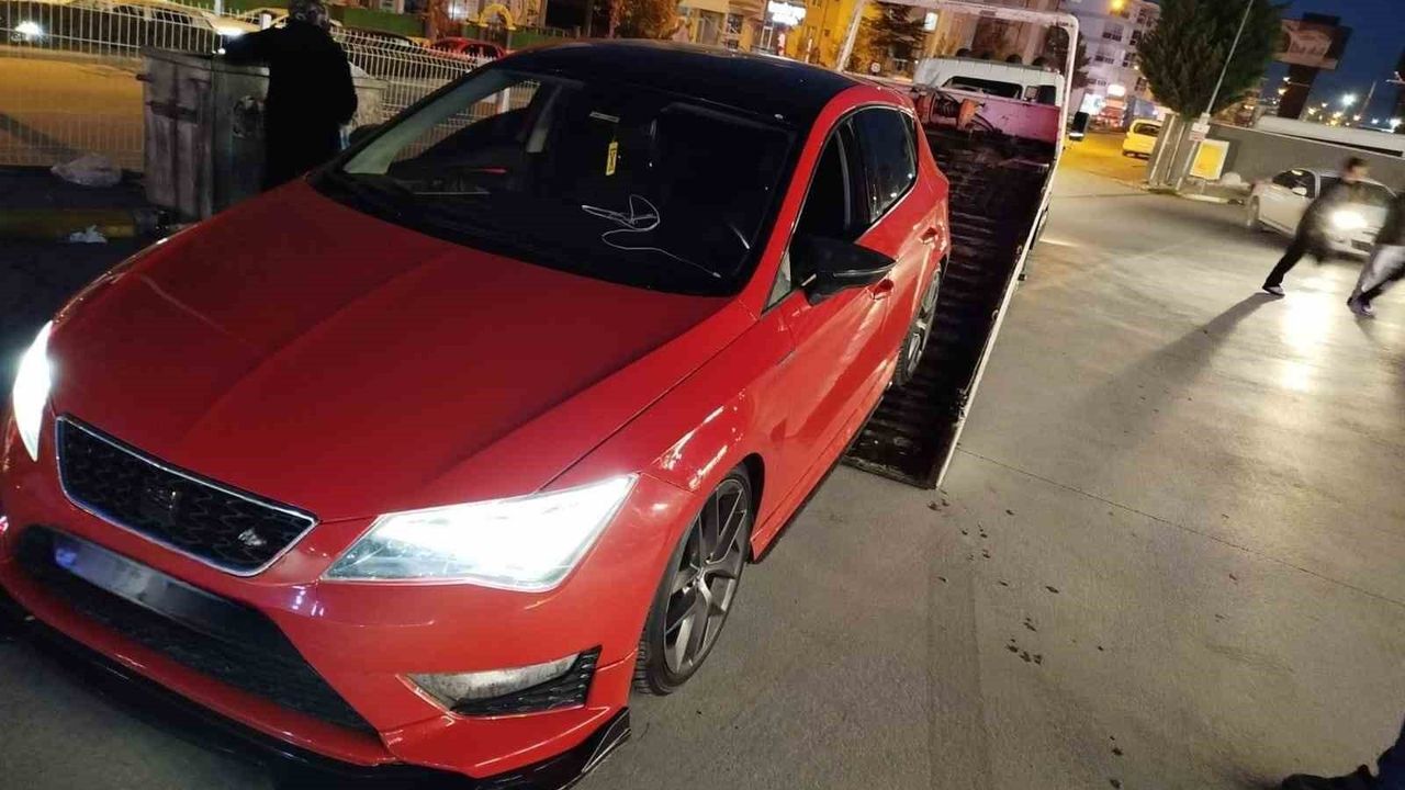 Drift Yapan Sürücüye 74 Bin TL Ceza