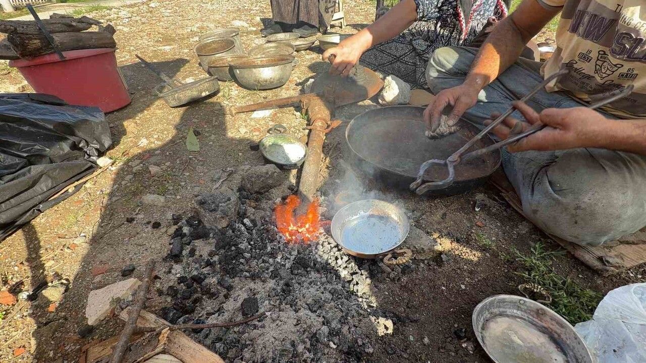 Düzce’de Unutulmaya Yüz Tutan Kalaycılık Mesleği