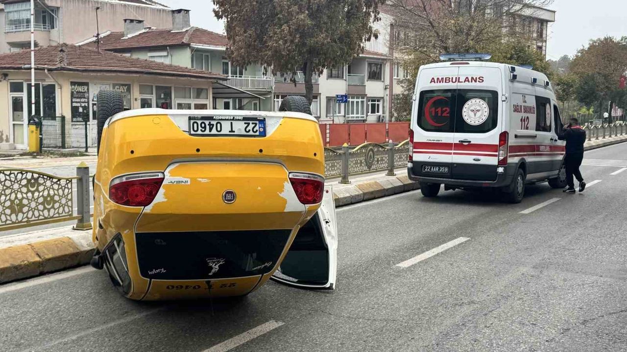Edirne'de Emniyet Kemeri Hayat Kurtardı
