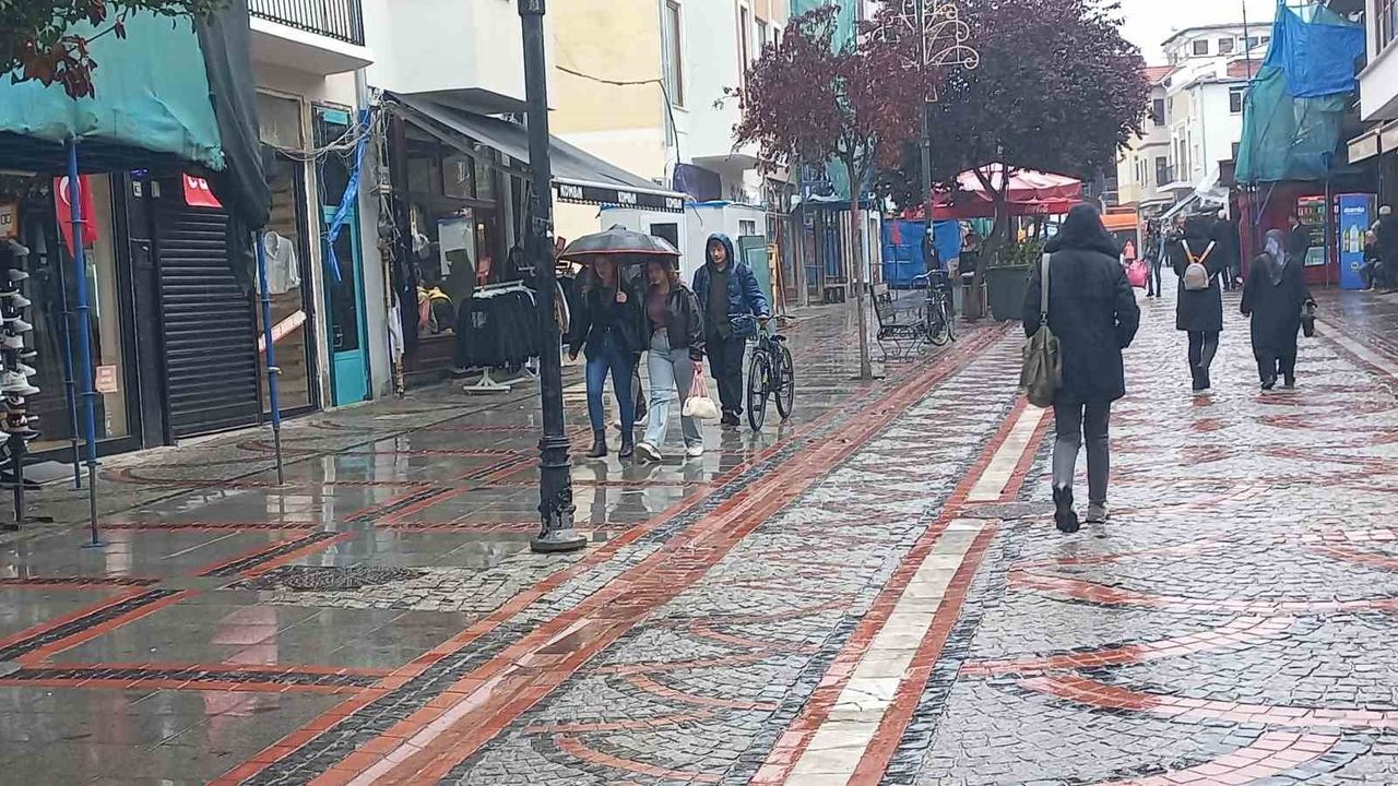Edirne'de Yağmur Hasretini Sonlandırdı