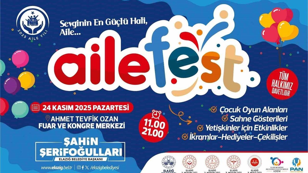 Elazığ'da Aile Festivali Coşkusu