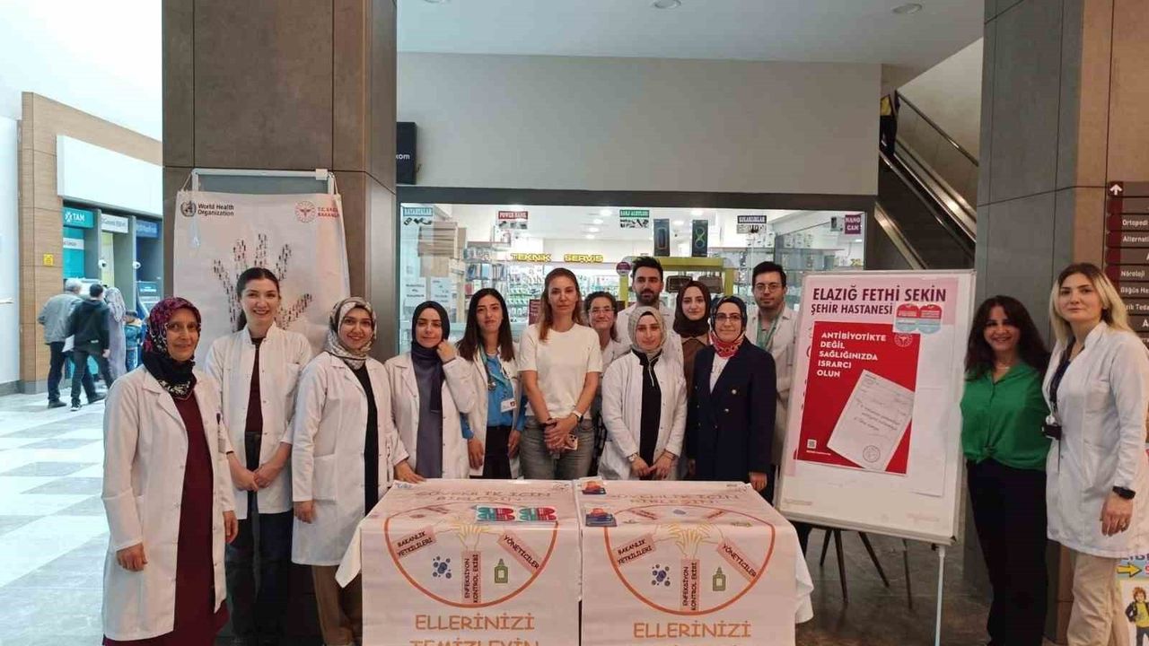 Elazığ'da Antimikrobiyal Farkındalık Haftası Etkinlikleri