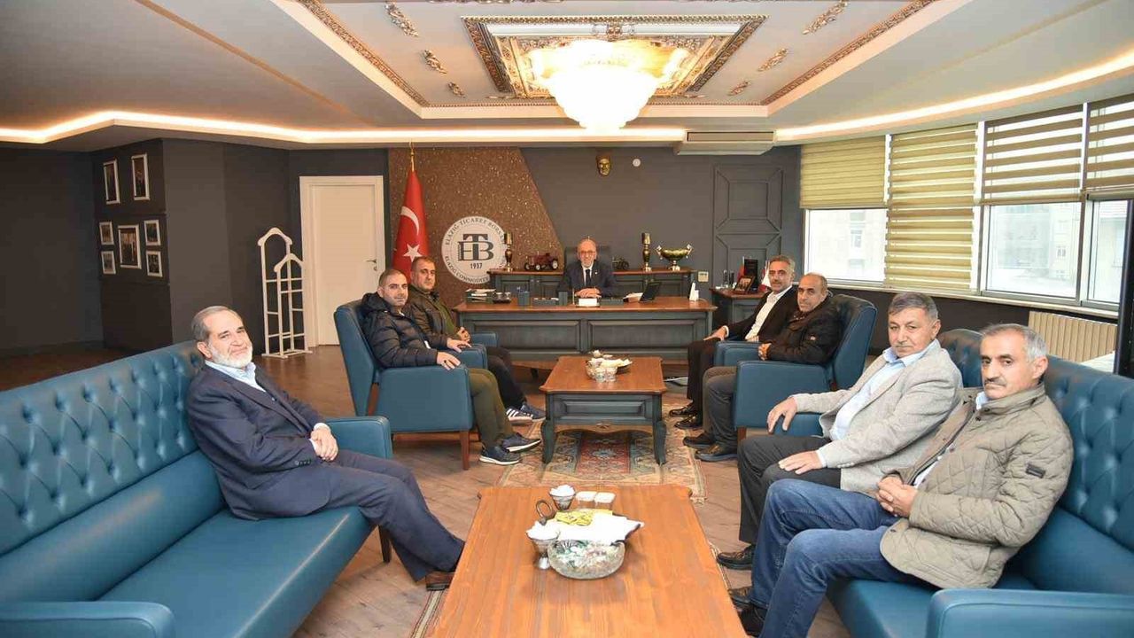 Elazığ’da Birlik ve Beraberlik Vurgusu: Ticaret Borsası Ziyareti