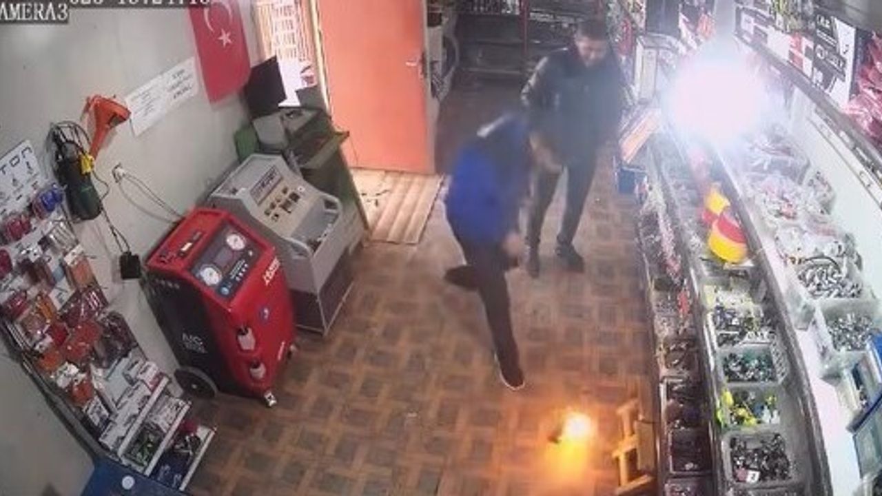 Elazığ'da Oto Elektrik Dükkanında Sıra Dışı Kaza