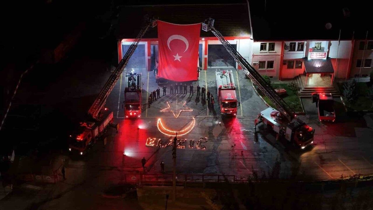 Elazığ İtfaiyesi 2025 Yılında 1482 Yangına Müdahale Etti