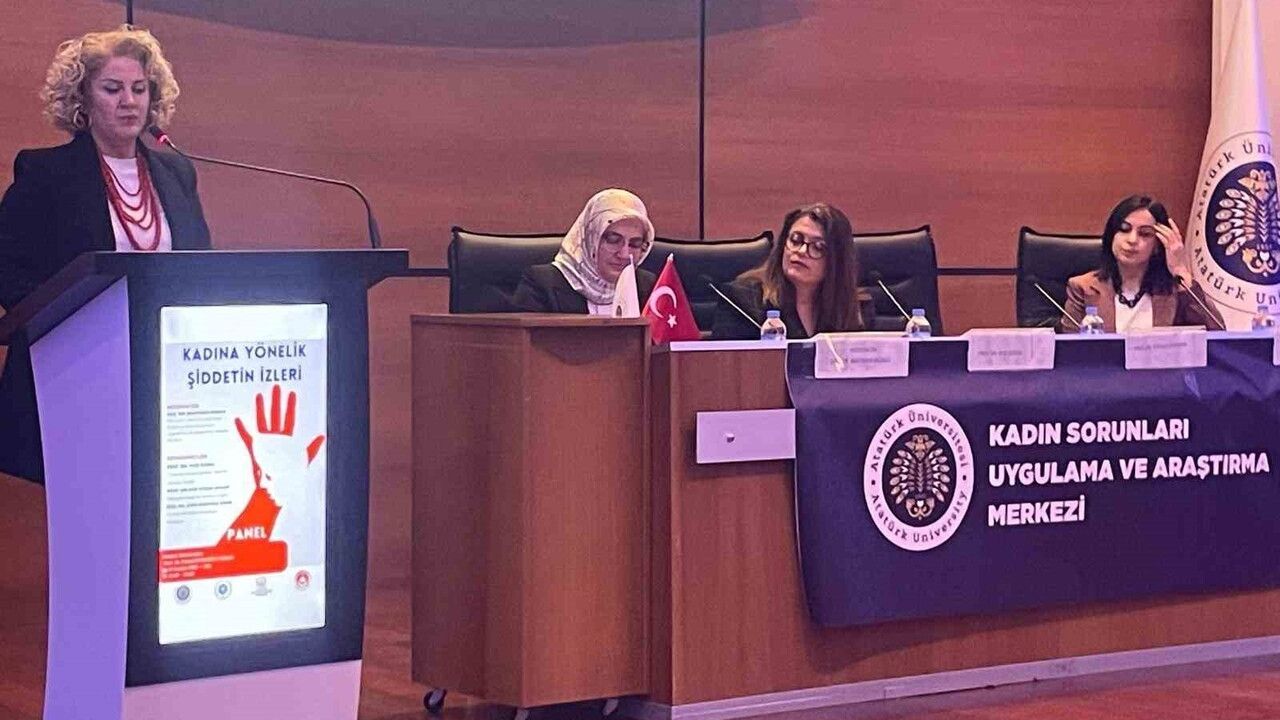 Erzurum'da Kadına Yönelik Şiddet Paneli Düzenlendi