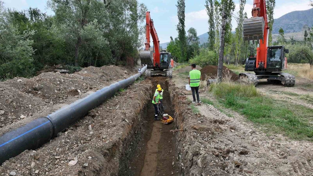 Erzurum'da Modern Sulama Projesi İlerlemesi
