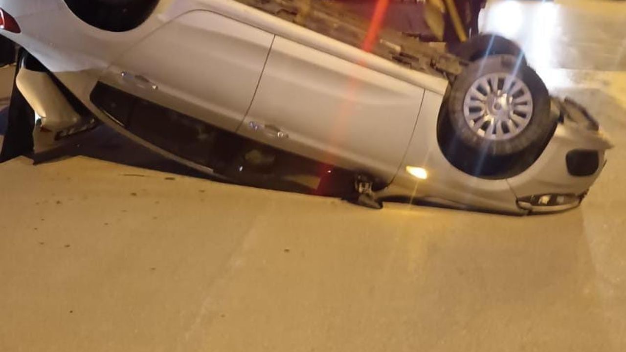 Eskipazar’da Alkollü Sürücü Kaza Yaptı