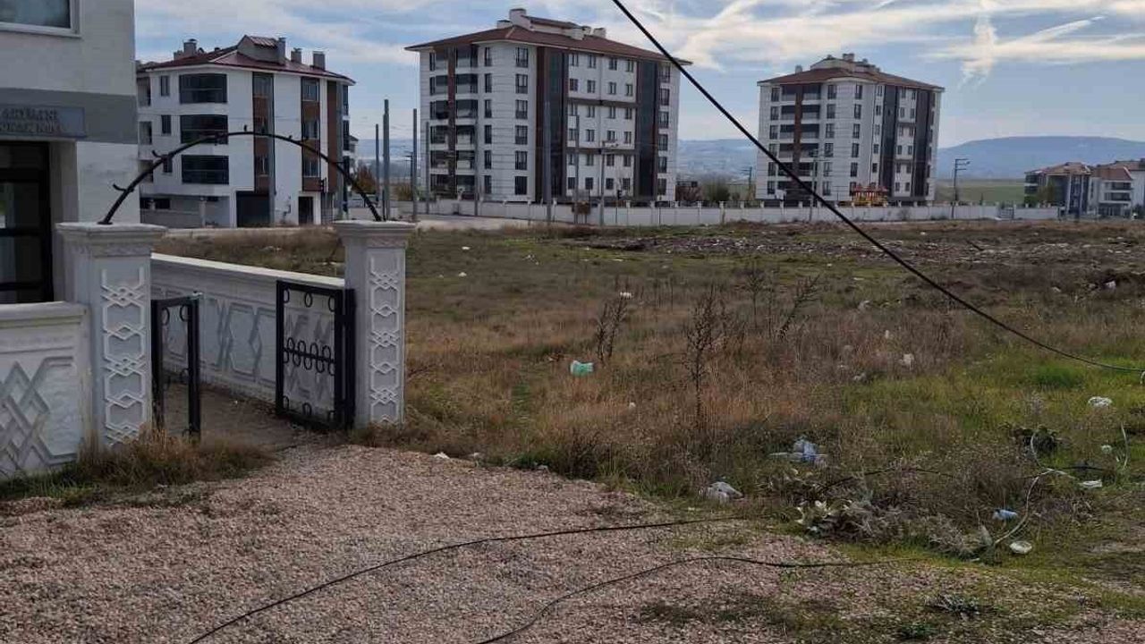 Eskişehir'de Devrilen İnternet Direği Tehlike Saçıyor