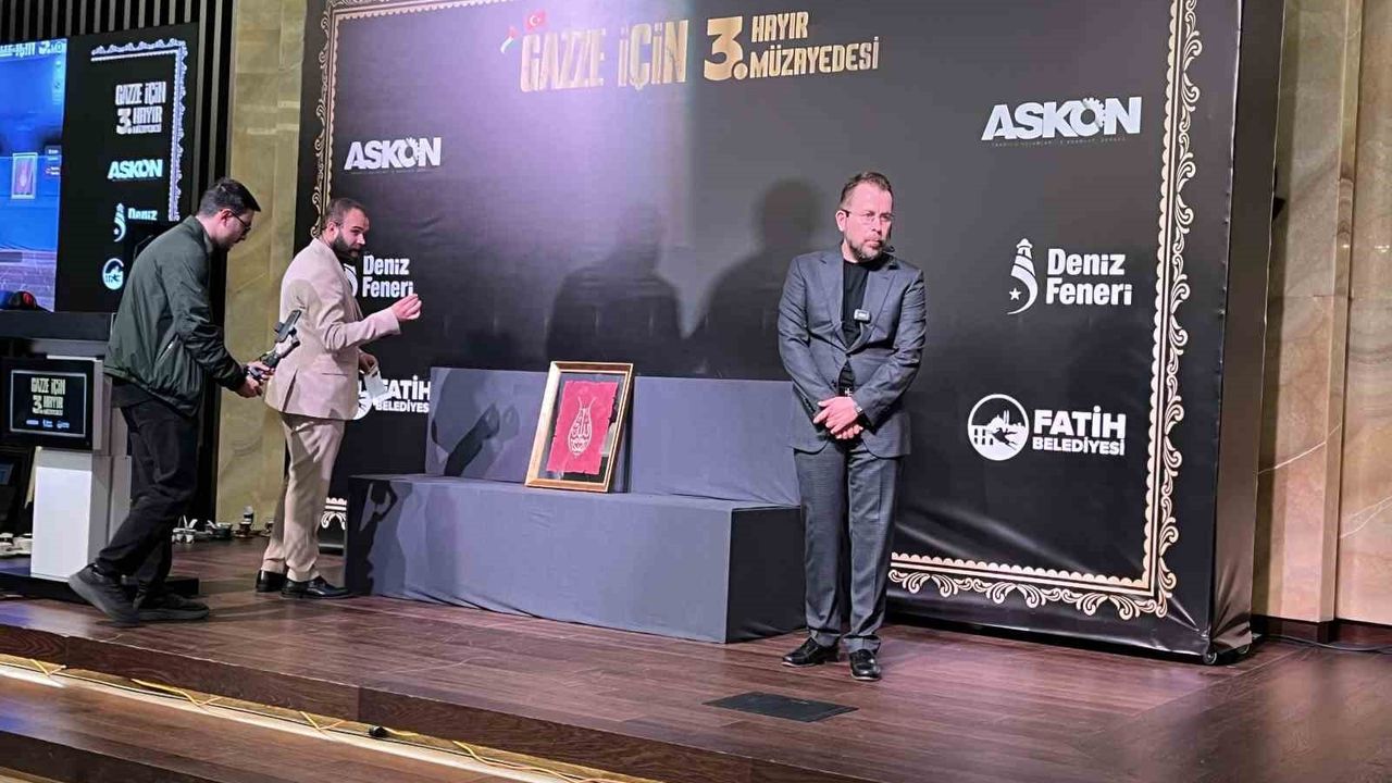 Fatih’te Hayır Müzayedesi: Gelir Gazze’ye Bağışlanacak