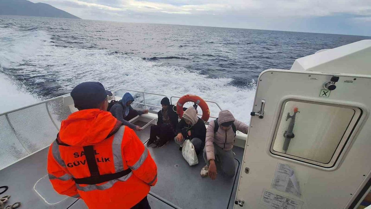 Fethiye Leylek Koyu'nda Düzensiz Göçmen Kurtuluşu