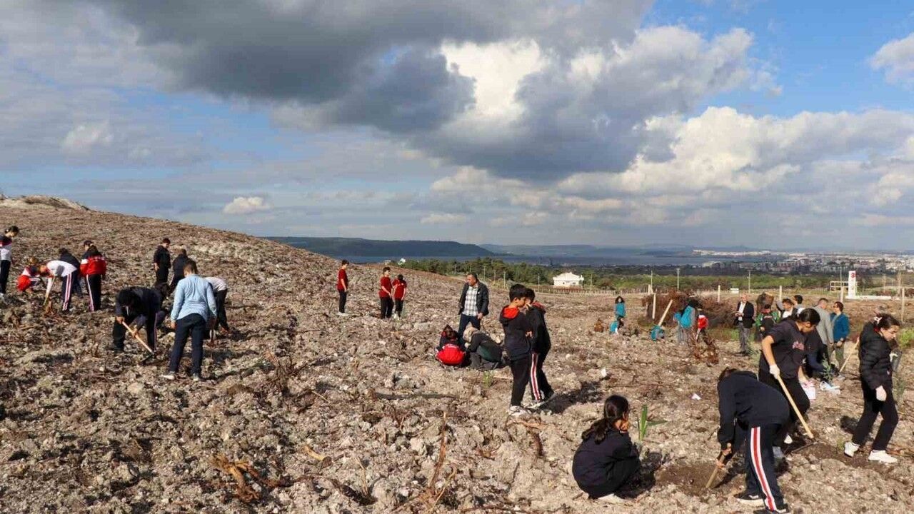 Fidanlar Çanakkale ve Gazze İçin Toprakla Buluştu