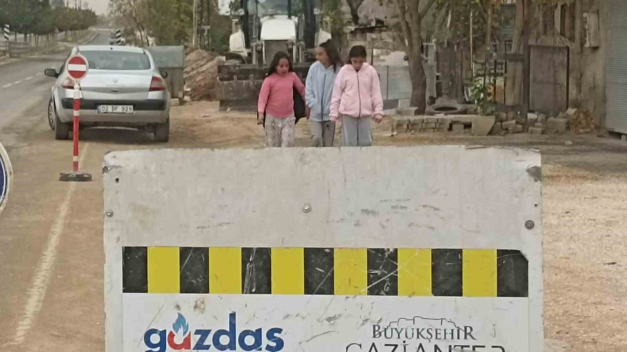 Gaziantep'te Doğalgaz Hattı Çalışmaları Devam Ediyor