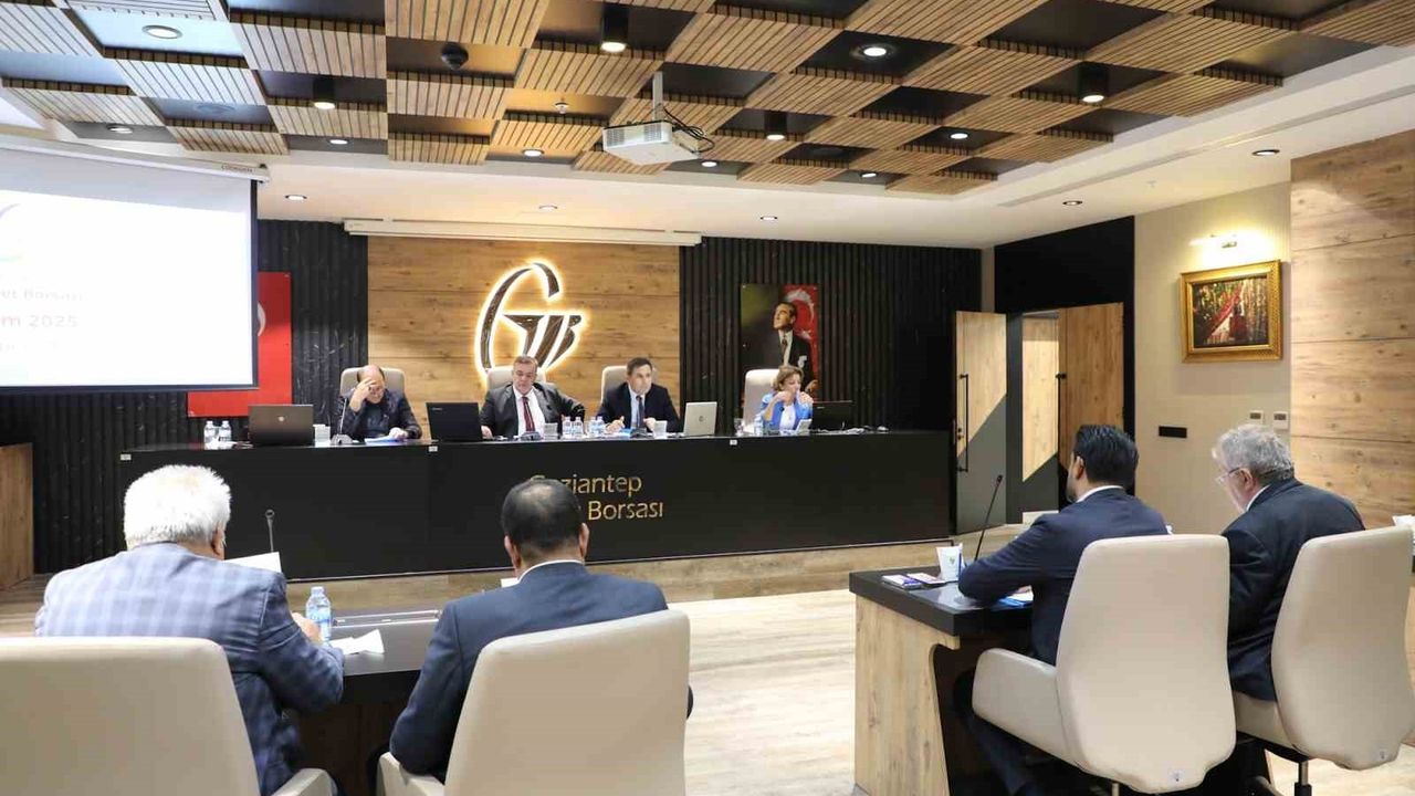 Gaziantep Ticaret Borsası Ekim Toplantısı Gerçekleştirildi