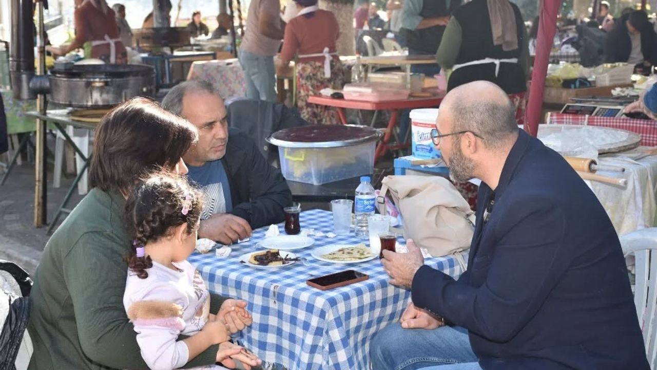 Germencik Belediye Başkanı Zencirci, Vatandaşlarla Kahvaltıda Buluştu