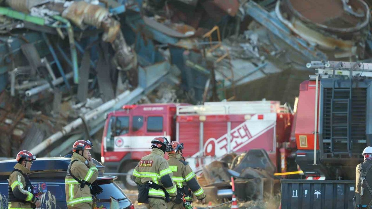 Güney Kore Termik Santral Kazasında Can Kaybı 5'e Yükseldi